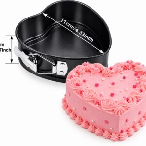 Mini Heart Shape Springform Cake Pan