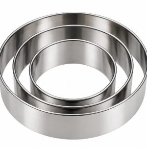 Stainless Steel Dessert Rings / Scone Cutter 3-Piece Set