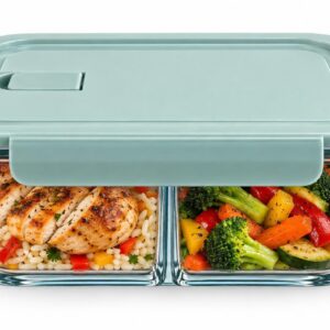Glass Aircraft Container with Two Components 1040ml