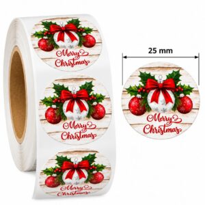 Cristmas Stickers 25mm